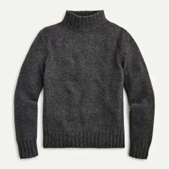 J. Crew Red Mockneck Sweater in Supersoft Yarn - Picture 2 of 7